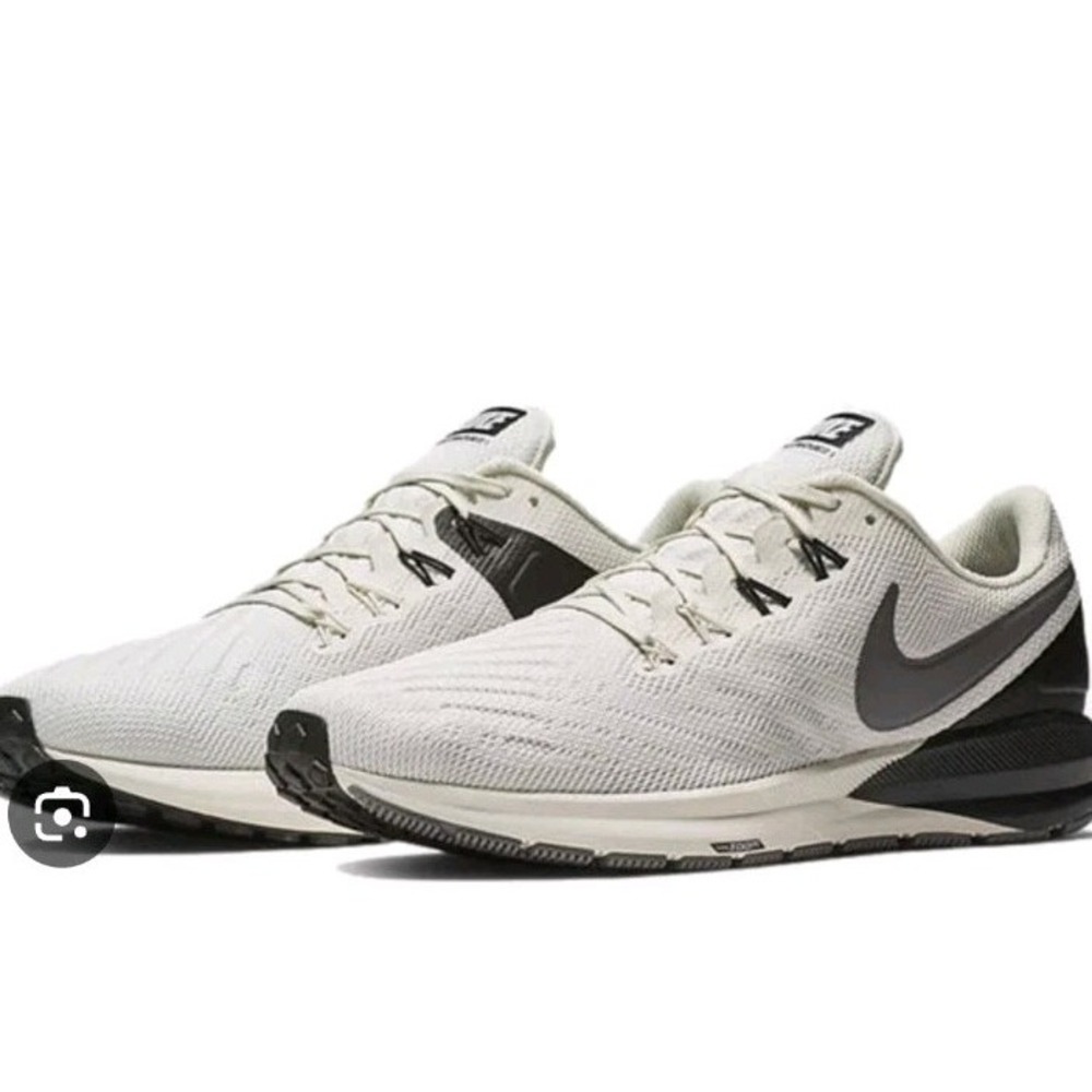 Nike Women's Air Zoom Structure 22 Running Shoes AA1640-001‎ White Black Sz 9.5